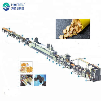 220V / 380V 자동 오레오 샌드위치비스킷 기계 라인 2000kgs